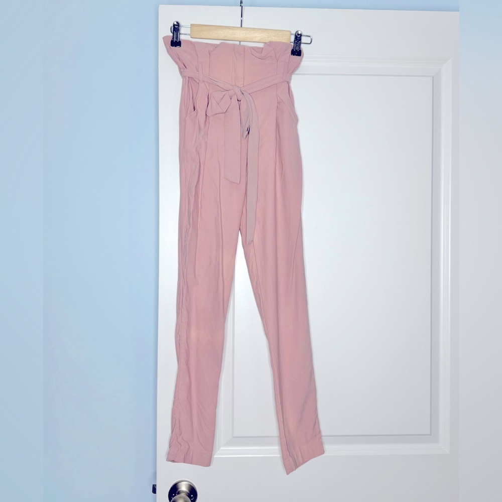 Active USA Pink High-Waisted Pants